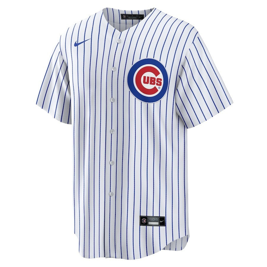 Dansby Swanson 7 Chicago Cubs Home Player Men Jersey - White/Royal