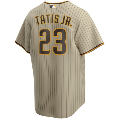 Fernando Tatis Jr. 23 San Diego Padres Alternate Player Jersey - Tan