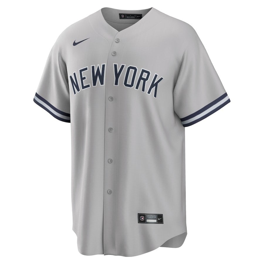 New York Yankees Road Team Men Jersey - Gray