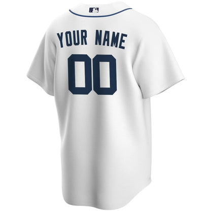 Detroit Tigers Home Custom Men Jersey - White