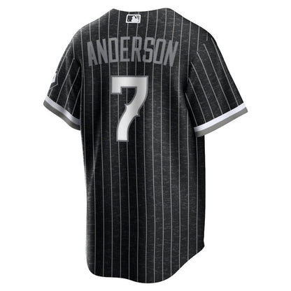 Tim Anderson 7 Chicago White Sox City Connect Player Jersey - Black