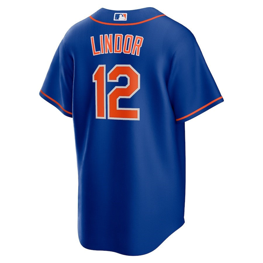 Francisco Lindor 12 New York Mets Alternate Player Jersey - Royal