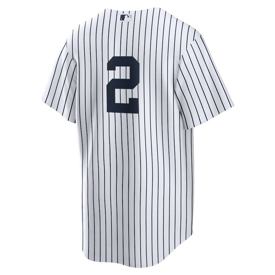 Derek Jeter 2 New York Yankees Men Jersey - White/Navy