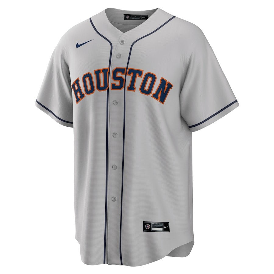 Houston Astros Road Team Men Jersey - Gray