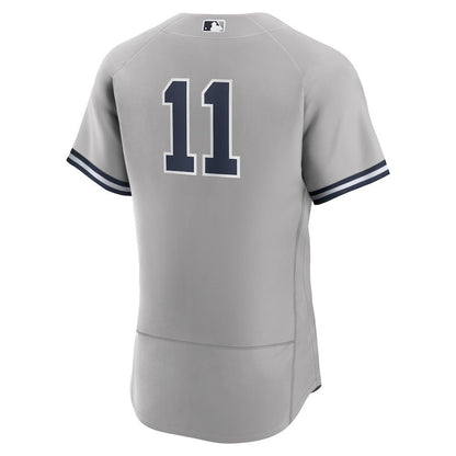 Anthony Volpe 11 New York Yankees Road Elite Jersey - Gray