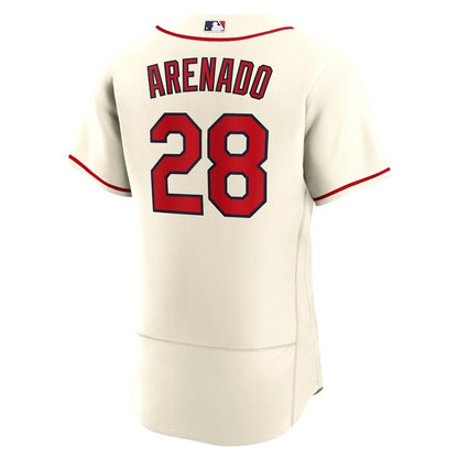 Nolan Arenado 28 St. Louis Cardinals Alternate Player Elite Jersey - Cream