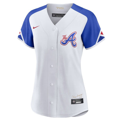 Atlanta Braves Women's 2023 City Connect Jersey - White