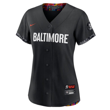 Baltimore Orioles Women's 2023 City Connect Jersey - Black