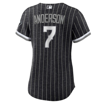 Tim Anderson 7 Chicago White Sox Women's City Connect Player Jersey - Black