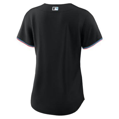 Miami Marlins Women's Alternate Team Jersey - Black