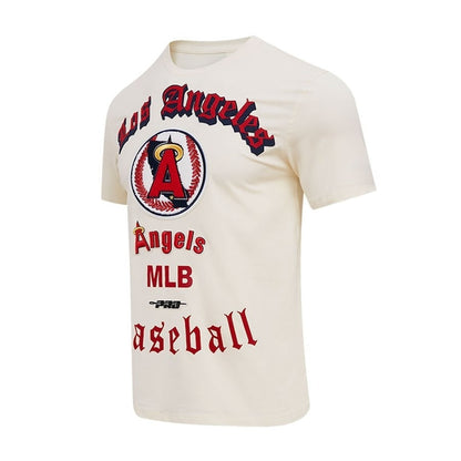 Los Angeles Angels Pro Basketball T-Shirt - Cream