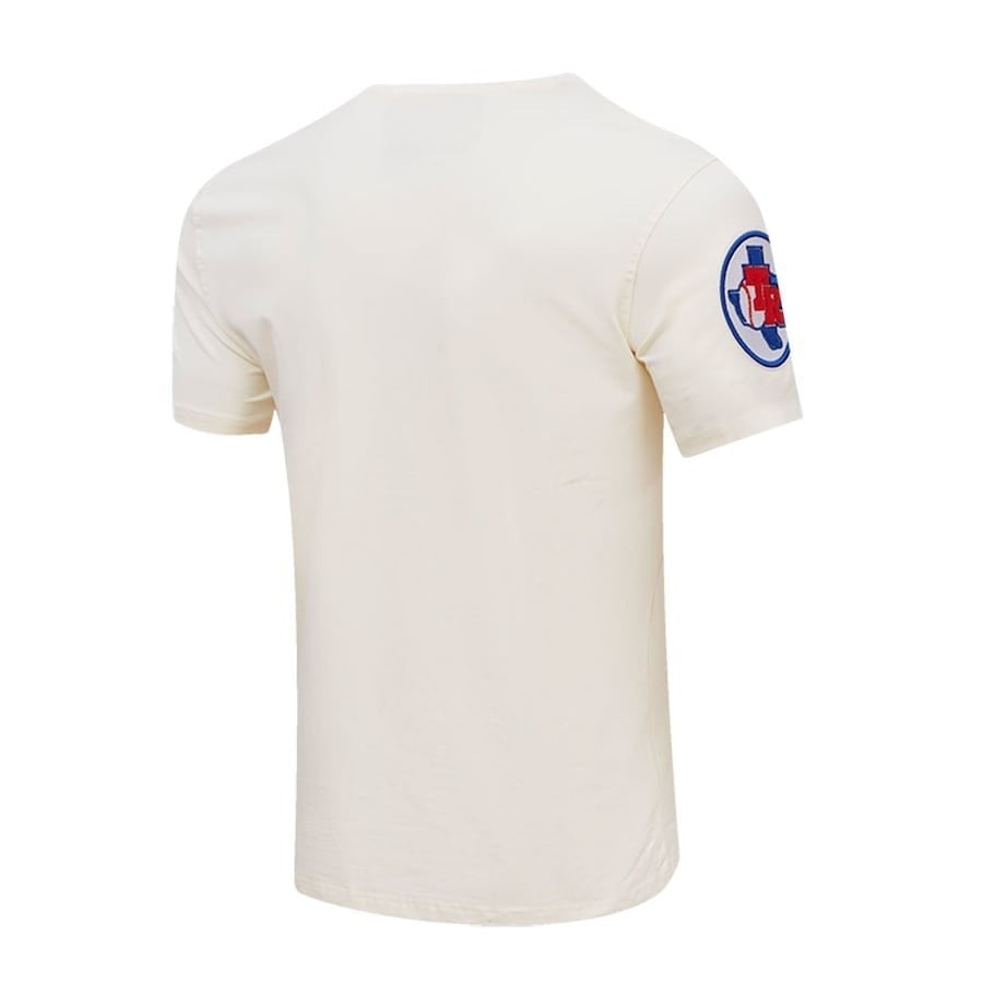 Texas Rangers Pro Basketball T-Shirt - Cream