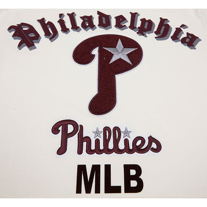 Philadelphia Phillies Pro Basketball T-Shirt - Cream