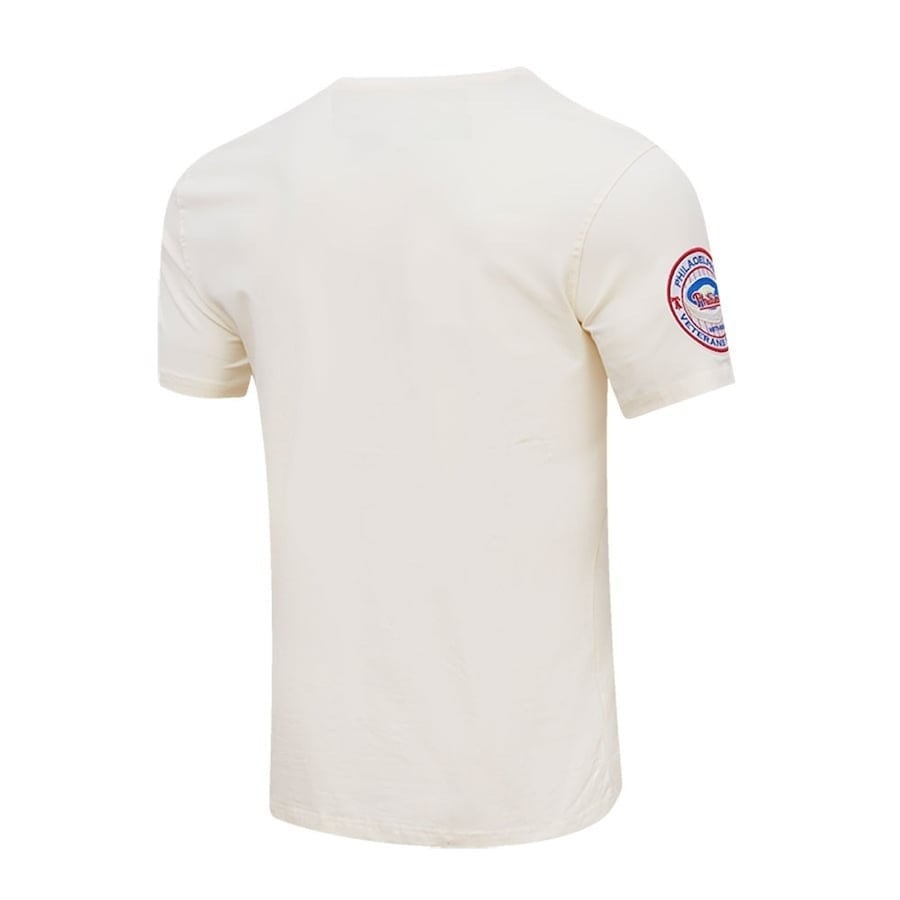 Philadelphia Phillies Pro Basketball T-Shirt - Cream