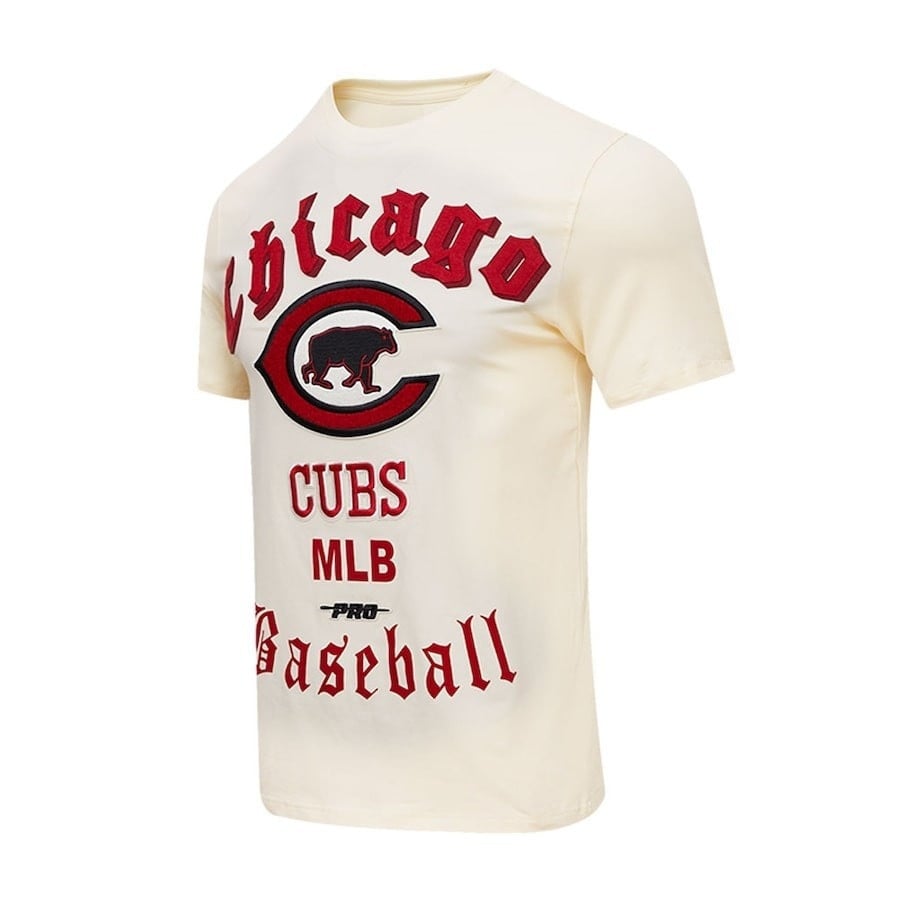 Chicago Cubs Pro Basketball T-Shirt - Cream