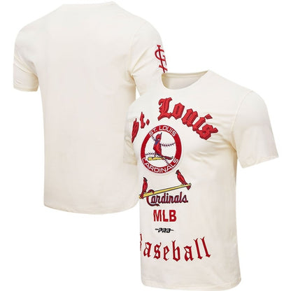 St. Louis Cardinals Pro Basketball T-Shirt - Cream