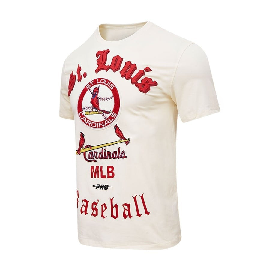 St. Louis Cardinals Pro Basketball T-Shirt - Cream