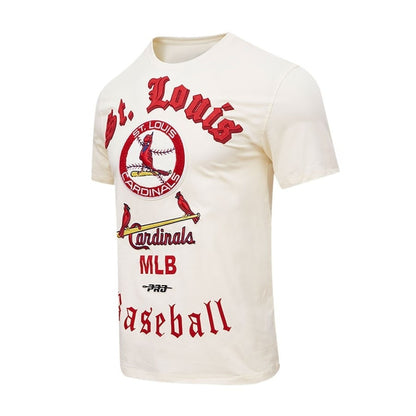 St. Louis Cardinals Pro Basketball T-Shirt - Cream