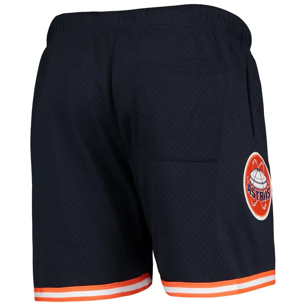 Houston Astros Team Standard Logo Mesh Shorts - Navy
