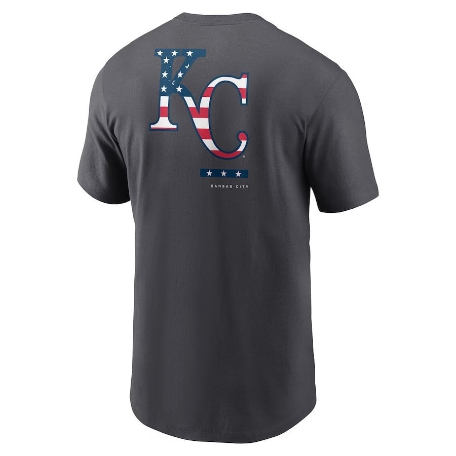 Kansas City Royals Americana T-Shirt - Anthracite