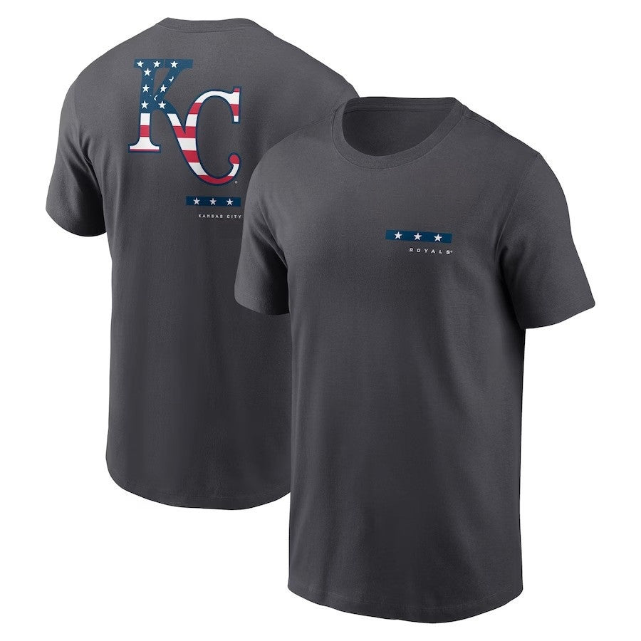 Kansas City Royals Americana T-Shirt - Anthracite