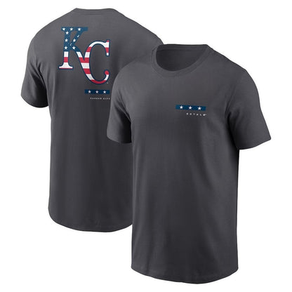 Kansas City Royals Americana T-Shirt - Anthracite