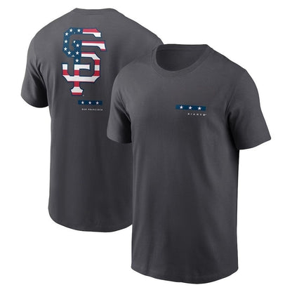 San Francisco Giants Americana T-Shirt - Anthracite