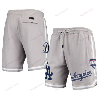 Los Angeles Dodgers Team Logo Shorts - Gray, Men