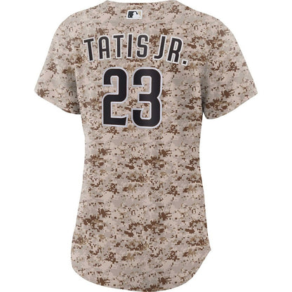Fernando Tatis Jr. 23 San Diego Padres USMC Alternate Women Jersey - Camo