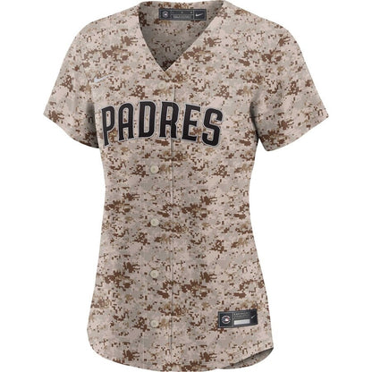 Fernando Tatis Jr. 23 San Diego Padres USMC Alternate Women Jersey - Camo