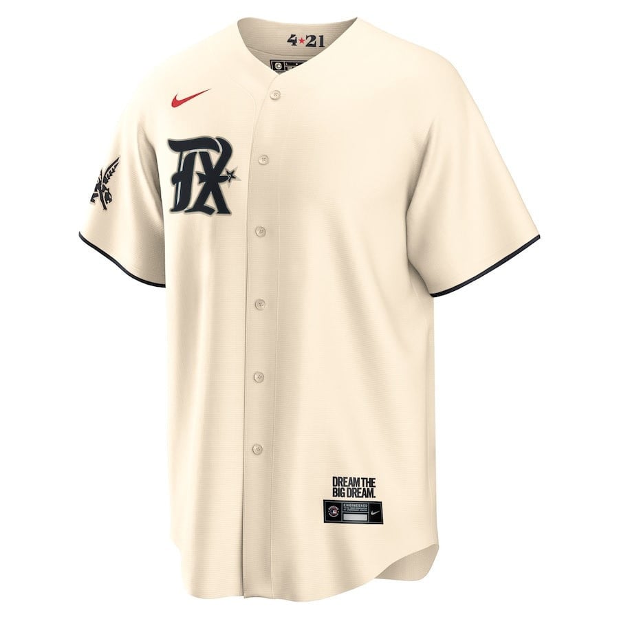 Nolan Ryan 34 Texas Rangers 2023 City Connect Flex Base Elite Jersey - Cream