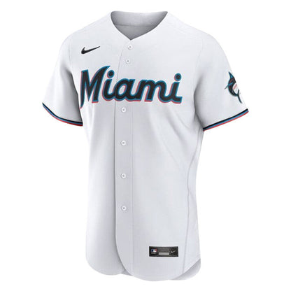Lionel Messi Miami Marlins Baseball Elite Jersey - Stitched Men Jersey - White