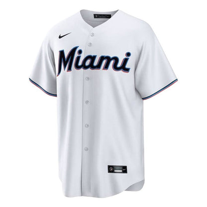 Lionel Messi Miami Marlins Baseball Jersey - Stitched Men Jersey - White