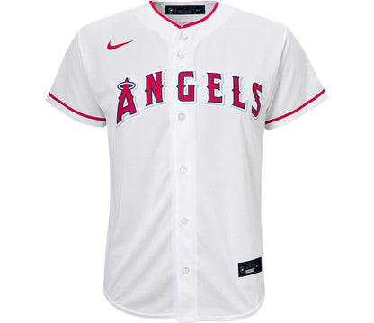Shohei Ohtani 17 Los Angeles Angels Signed Map 2023 Home Player YOUTH Jersey - White