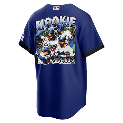 Mookie Betts 50 Los Angeles Dodgers Stadium 2023 City Connect Player Men Jersey - Royal