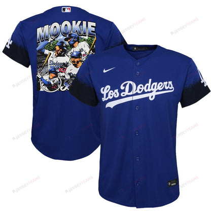 Mookie Betts 50 Los Angeles Dodgers Stadium 2023 City Connect Player YOUTH Jersey - Royal