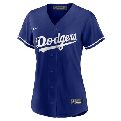 Freddie Freeman 5 Los Angeles Dodgers Signed Home Run 2023 Alternate Player Women Jersey - Royal