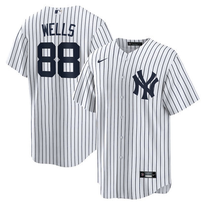 Austin Wells 88 New York Yankees Home Men Jersey - White