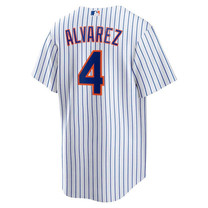 Francisco Alvarez 4 New York Mets Men Jersey - White