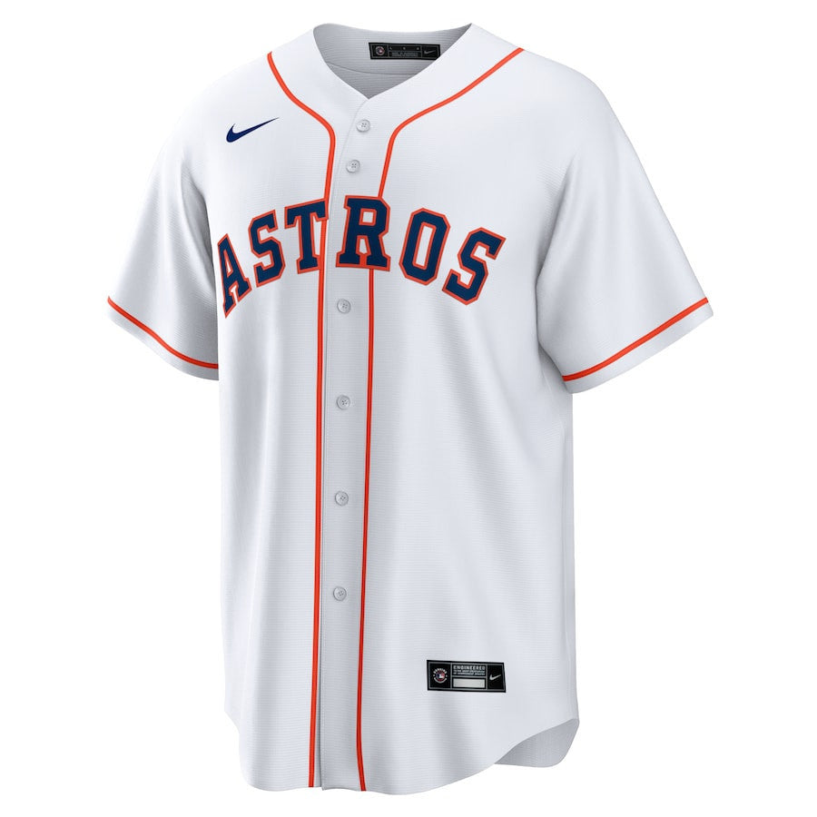 Justin Verlander 35 Houston Astros Home Men Jersey - White