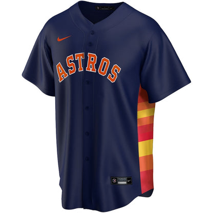 Houston Astros Alternate Custom Men Jersey - Navy