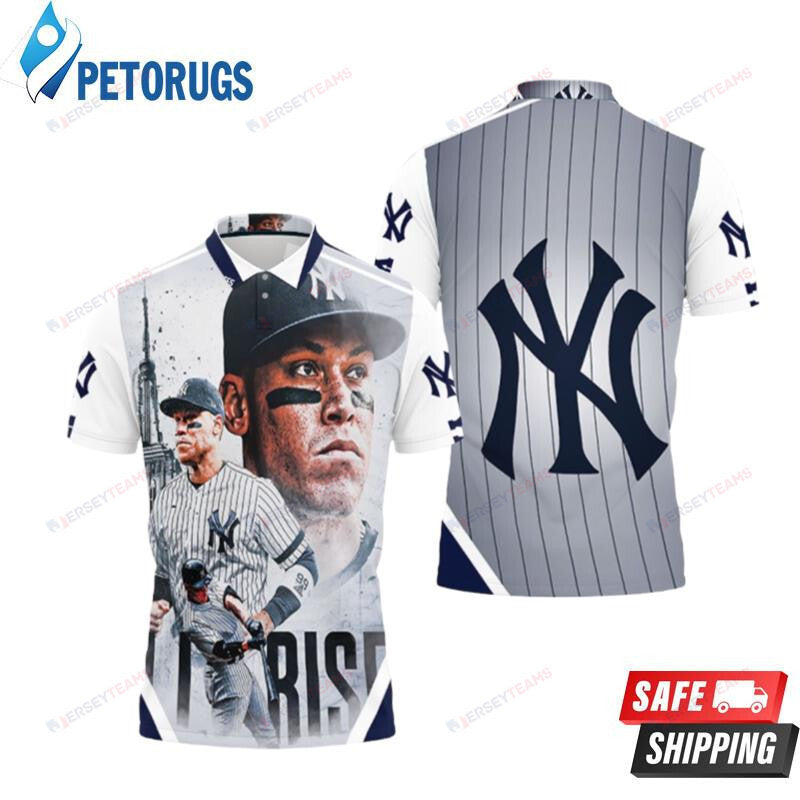 New York Yankees Aaron Judge 99 All Rise Printed Polo Shirt