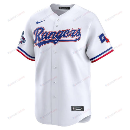 Josh Jung 6 Texas Rangers Home 2023 World Series Champions Limited Men Jersey - White