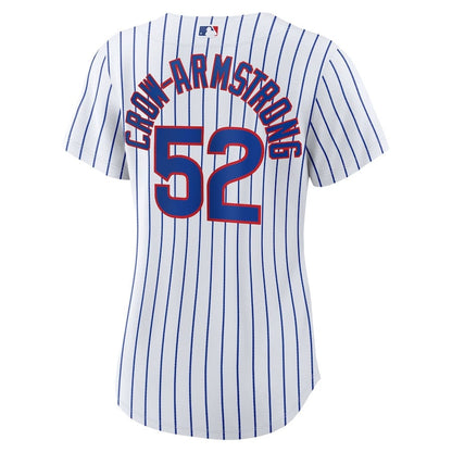 Pete Crow-Armstrong 52 Chicago Cubs Home Women Jersey - White