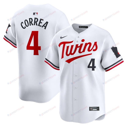 Carlos Correa 4 Minnesota Twins Home Limited Player Men Jersey - White
