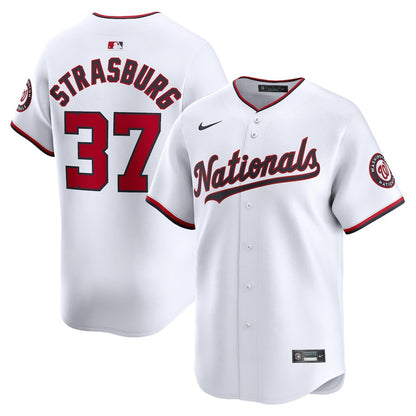 Stephen Strasburg 37 Washington Nationals Home Limited Player Men Jersey - White