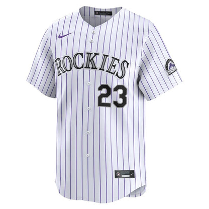 Kris Bryant 23 Colorado Rockies Home Limited Player Men Jersey - White