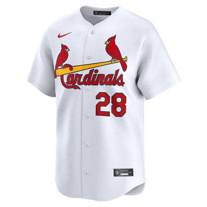 Nolan Arenado 28 St. Louis Cardinals Home Limited Player Men Jersey - White