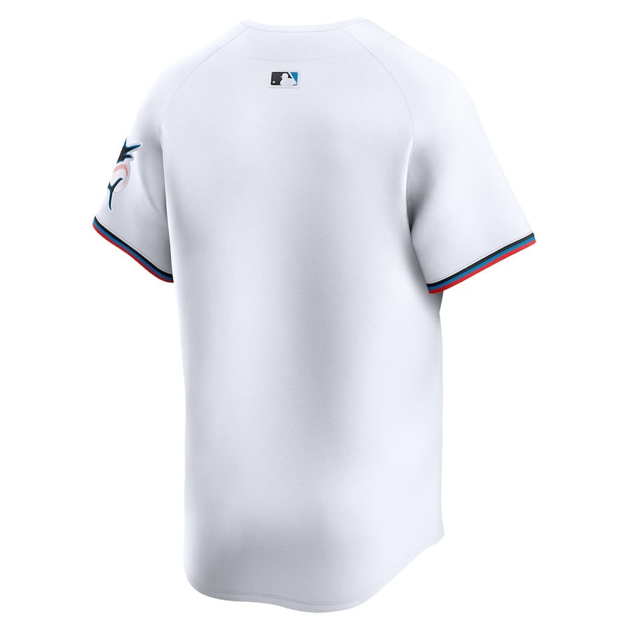 Miami Marlins Home Limited Men Jersey - White