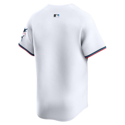 Miami Marlins Home Limited Men Jersey - White